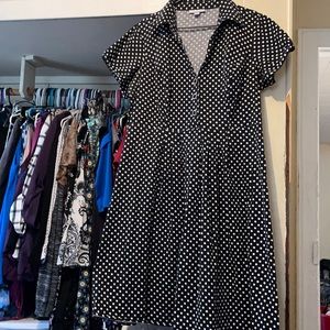 Dressbarn size 18W retro looking polka dot dress